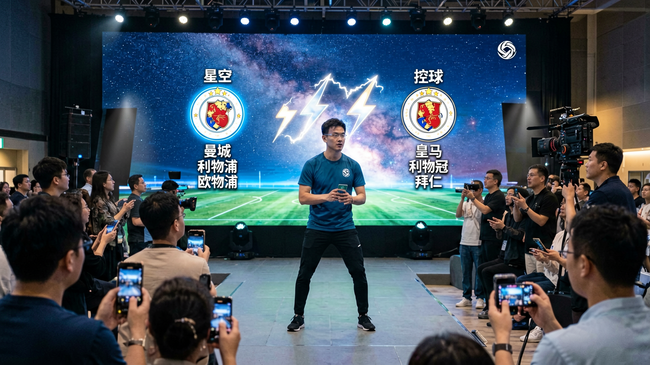 星空(中国)高清直播画面、比分弹窗及控球率实时图表展示